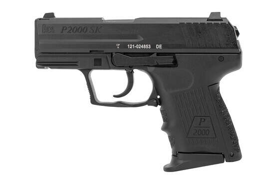Heckler & Koch P2000 SK V2 LEM DAO 9mm Pistol features a smooth pull curved trigger